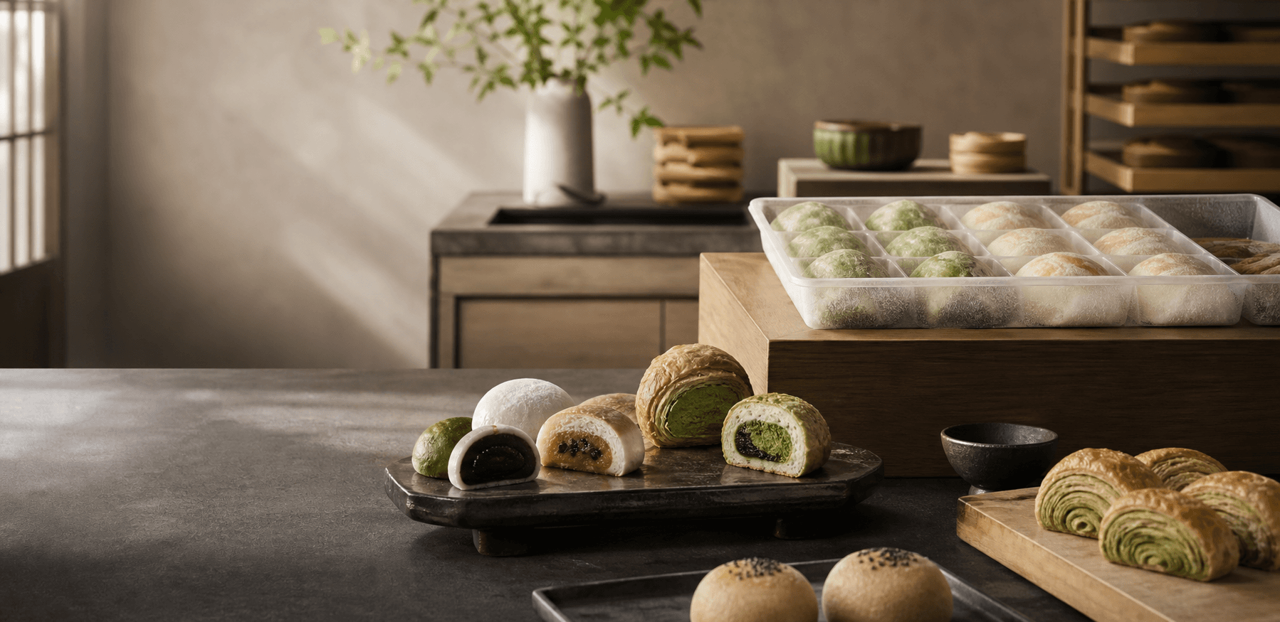 Komori Bakery | Boulangerie asiatique surgelée haut de gamme pour l’Europe